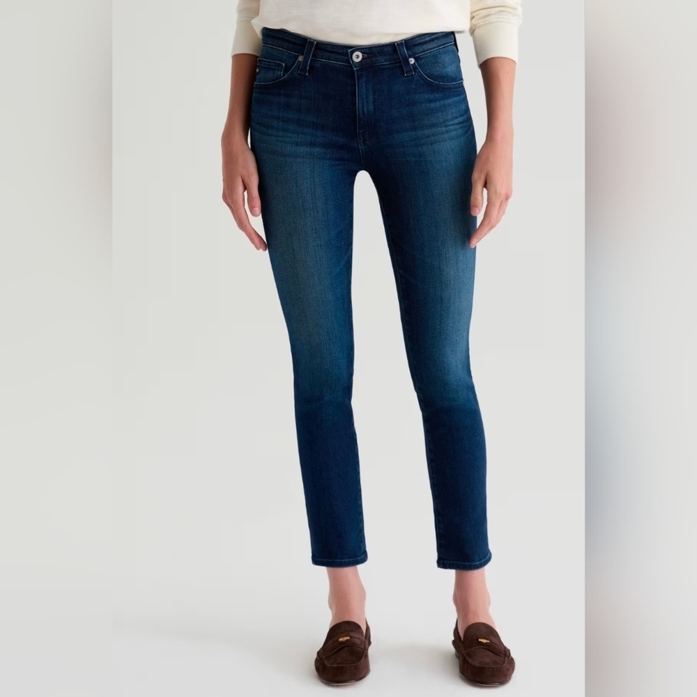 AG The Prima Mid Rise Cigarette Jeans Sz 27